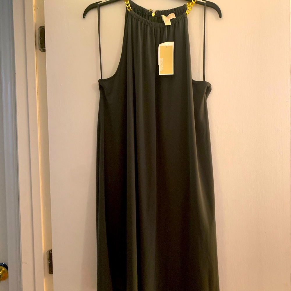 Michael Kors olive green dress